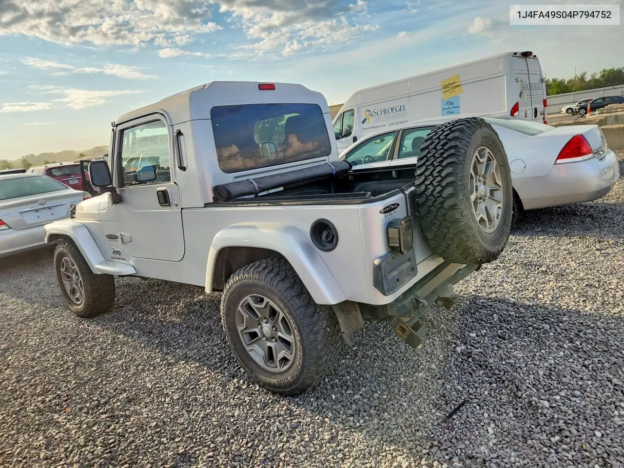 2004 JEEP WRANGLER VIN 1J4FA49S04P794752 — фото 2
