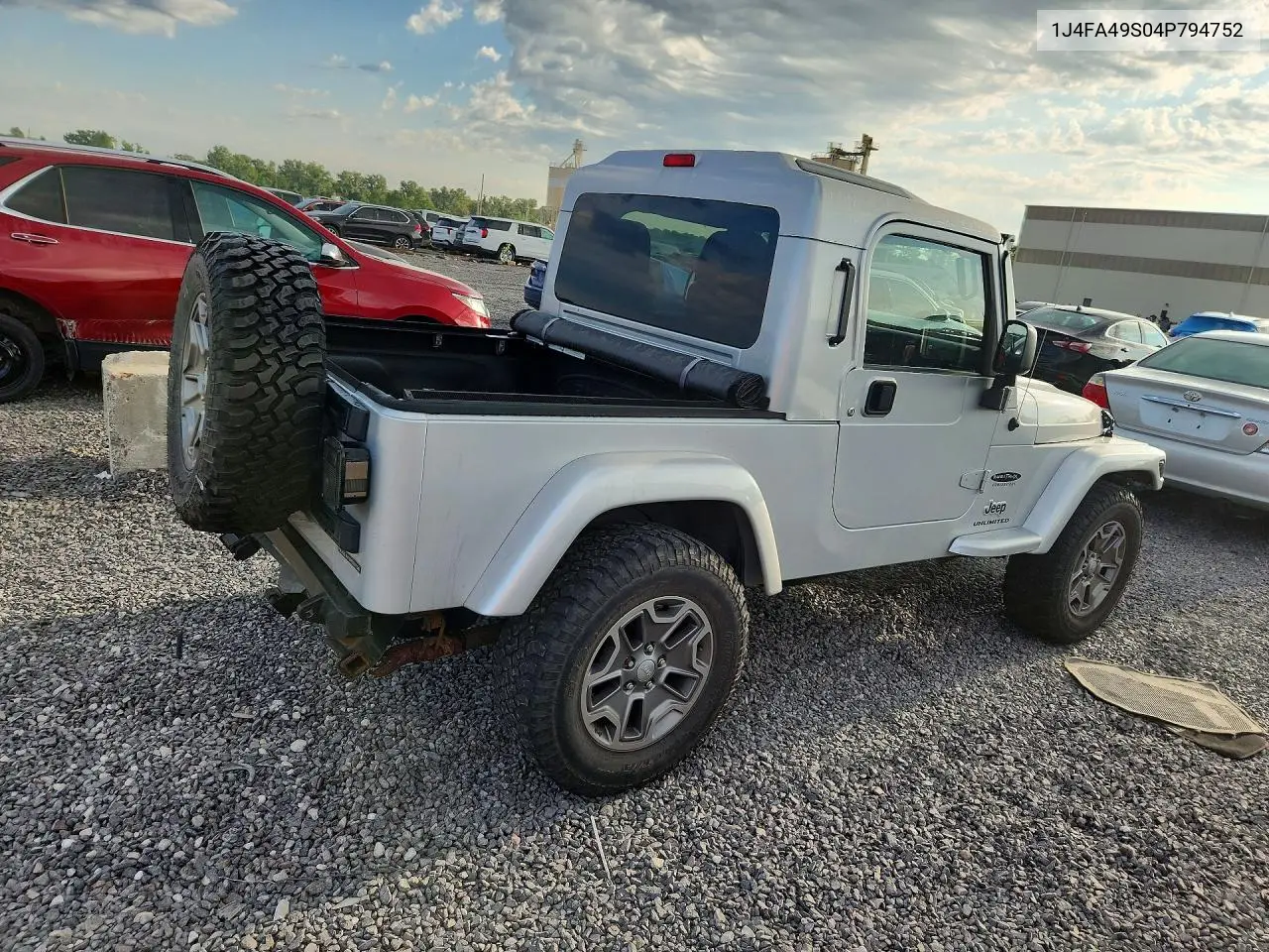 2004 JEEP WRANGLER VIN 1J4FA49S04P794752 — фото 3