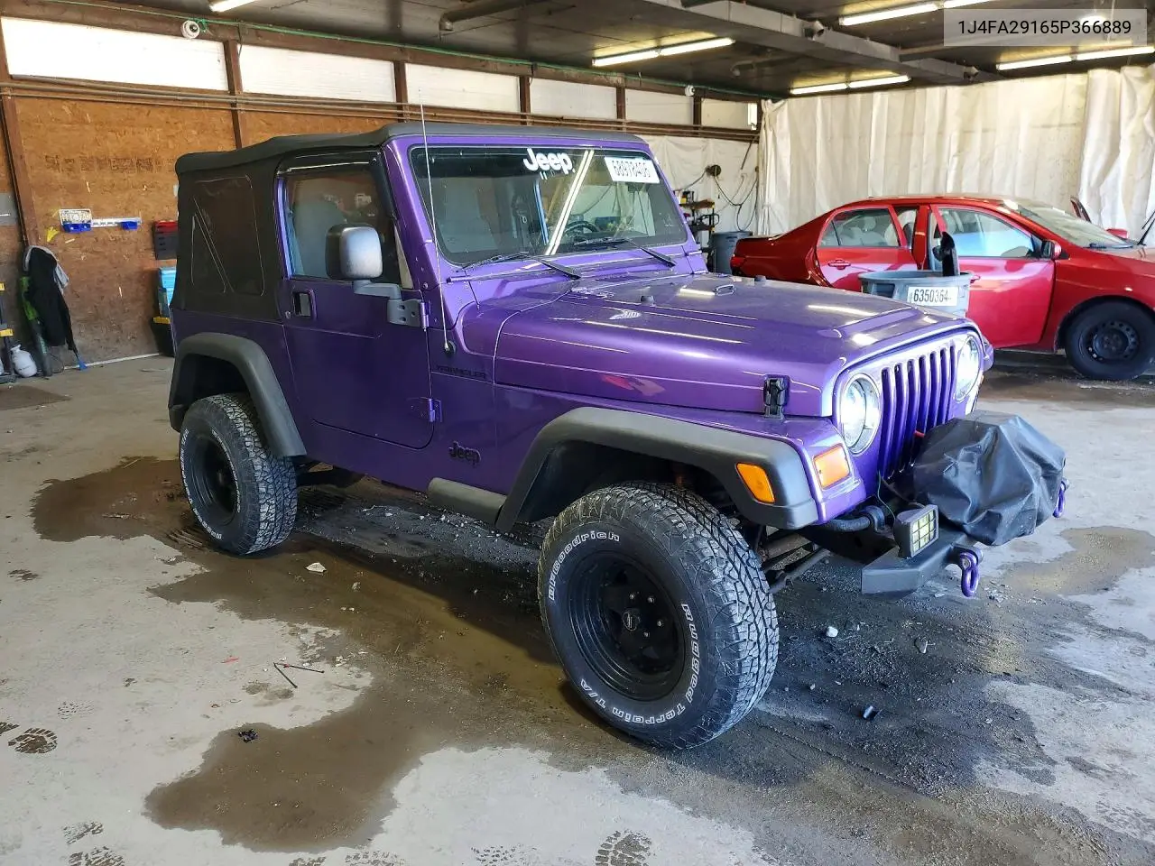 2005 JEEP WRANGLER VIN 1J4FA29165P366889 — фото 4