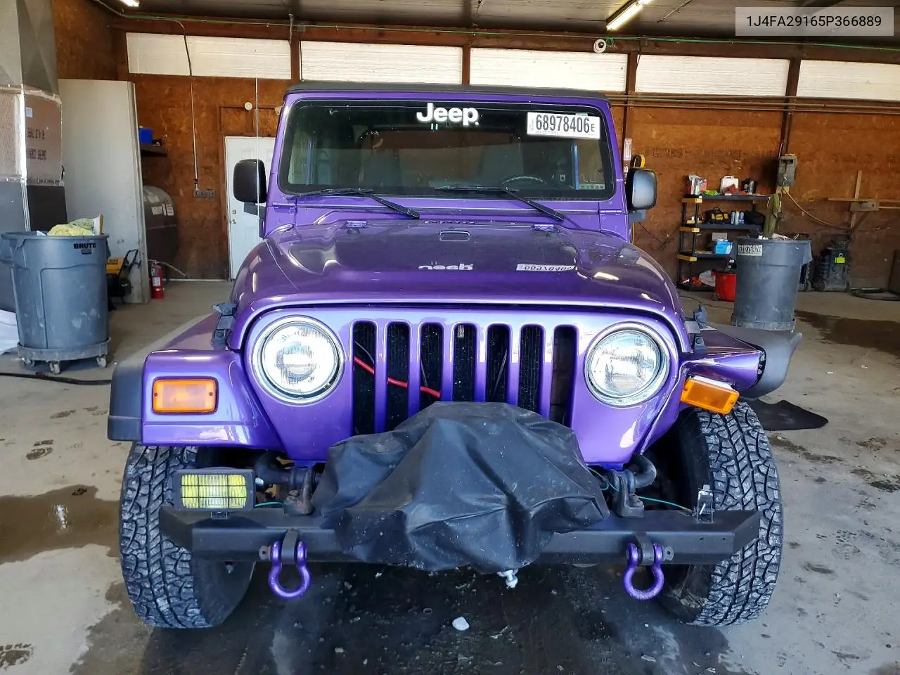 2005 JEEP WRANGLER VIN 1J4FA29165P366889 — фото 5