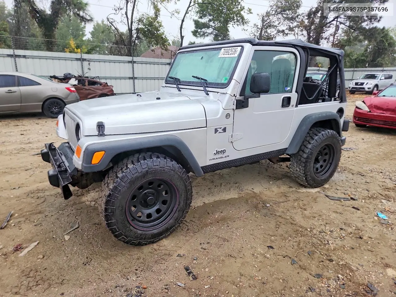JEEP WRANGLER 2005, VIN 1J4FA39S75P357696
