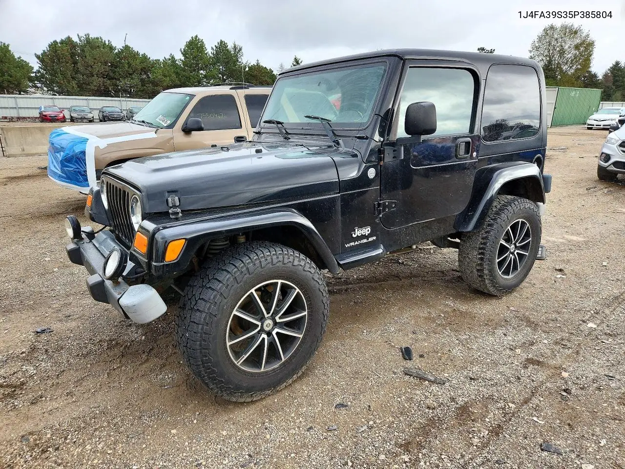 JEEP WRANGLER 2005, VIN 1J4FA39S35P385804