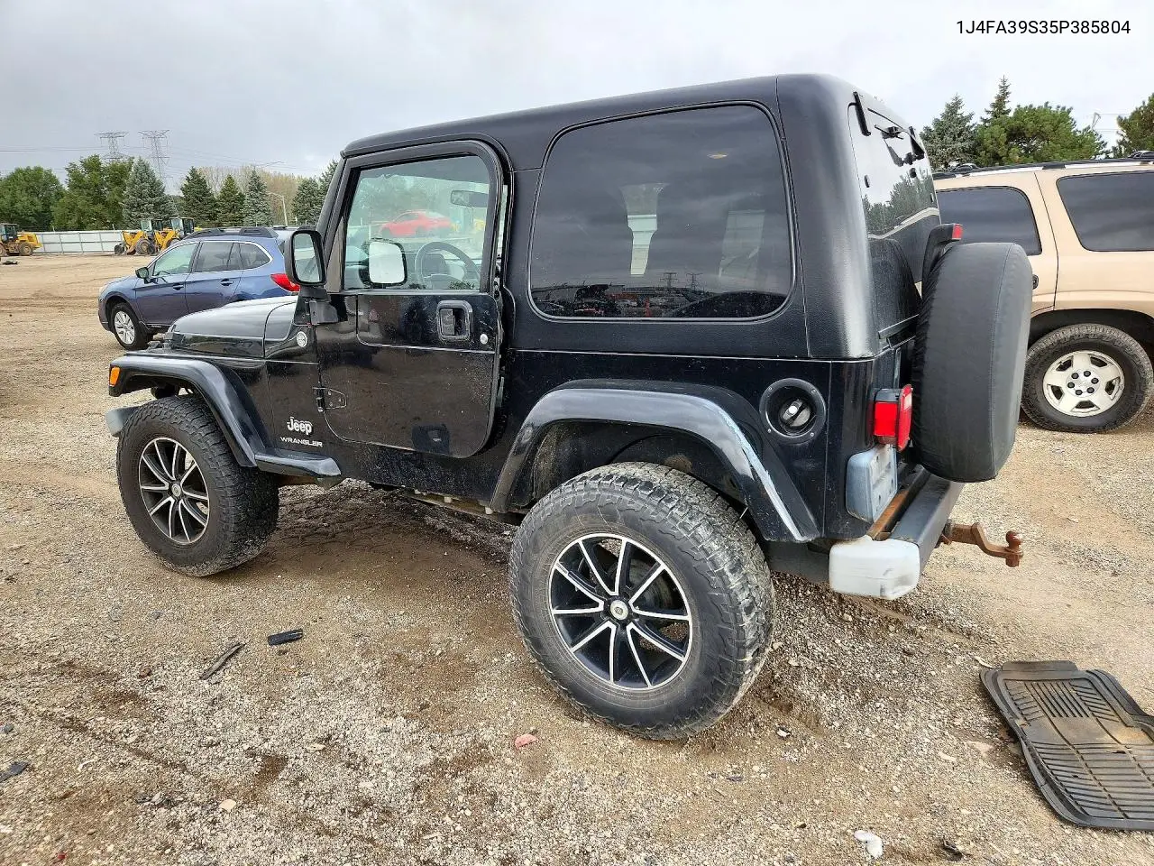 2005 JEEP WRANGLER VIN 1J4FA39S35P385804 — фото 2