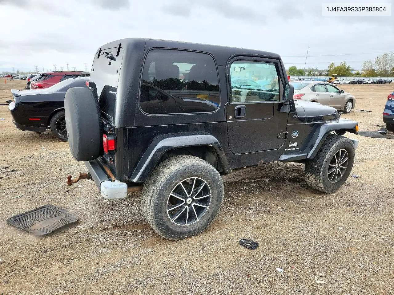 2005 JEEP WRANGLER VIN 1J4FA39S35P385804 — фото 3