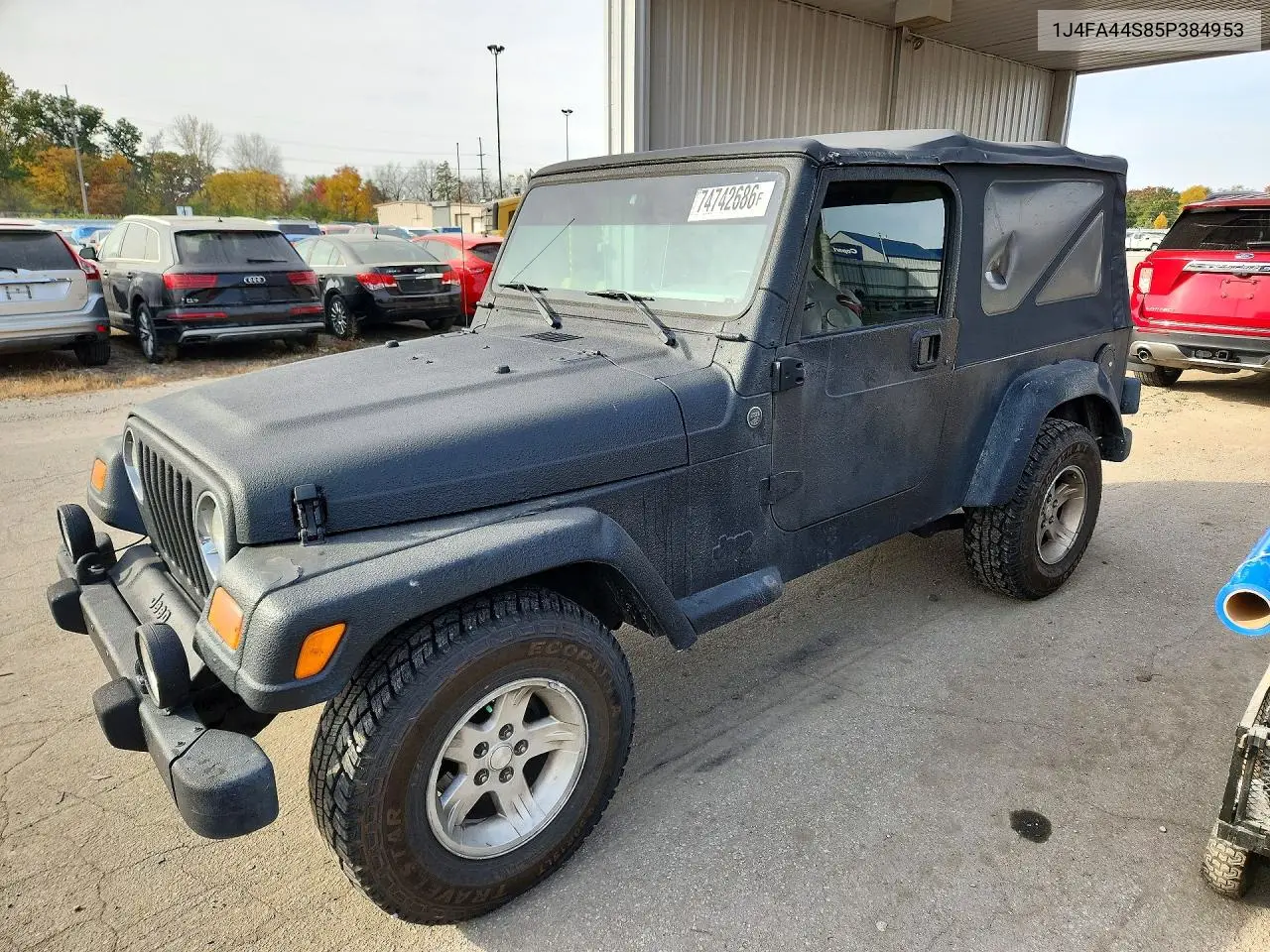 JEEP WRANGLER 2005, VIN 1J4FA44S85P384953