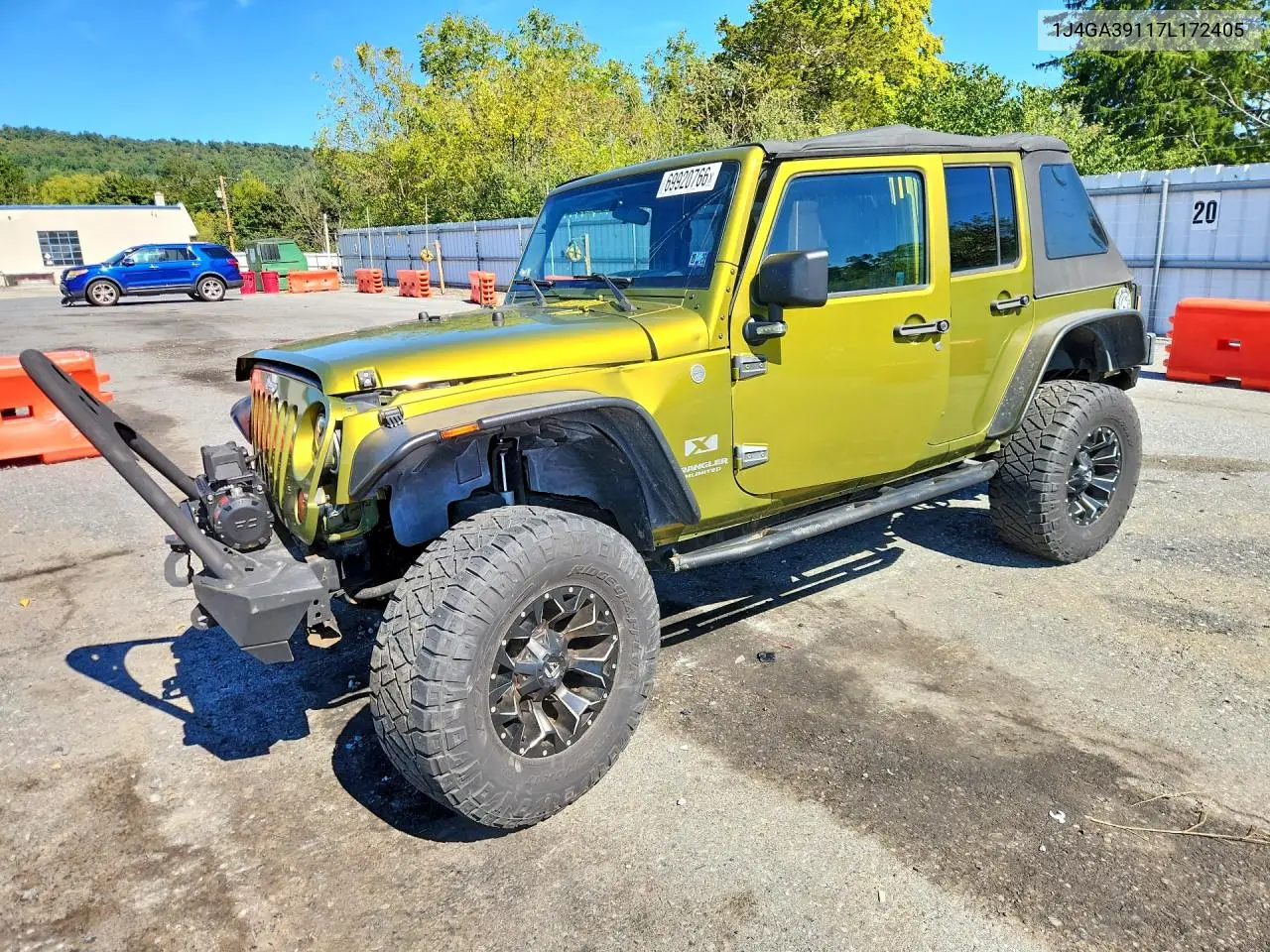 JEEP WRANGLER 2007, VIN 1J4GA39117L172405