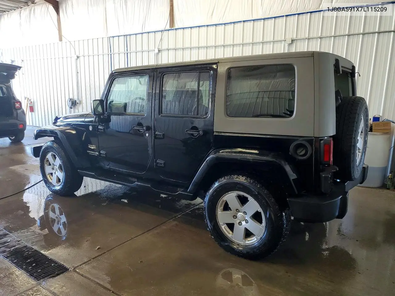 2007 JEEP WRANGLER VIN 1J8GA591X7L115209 — фото 2