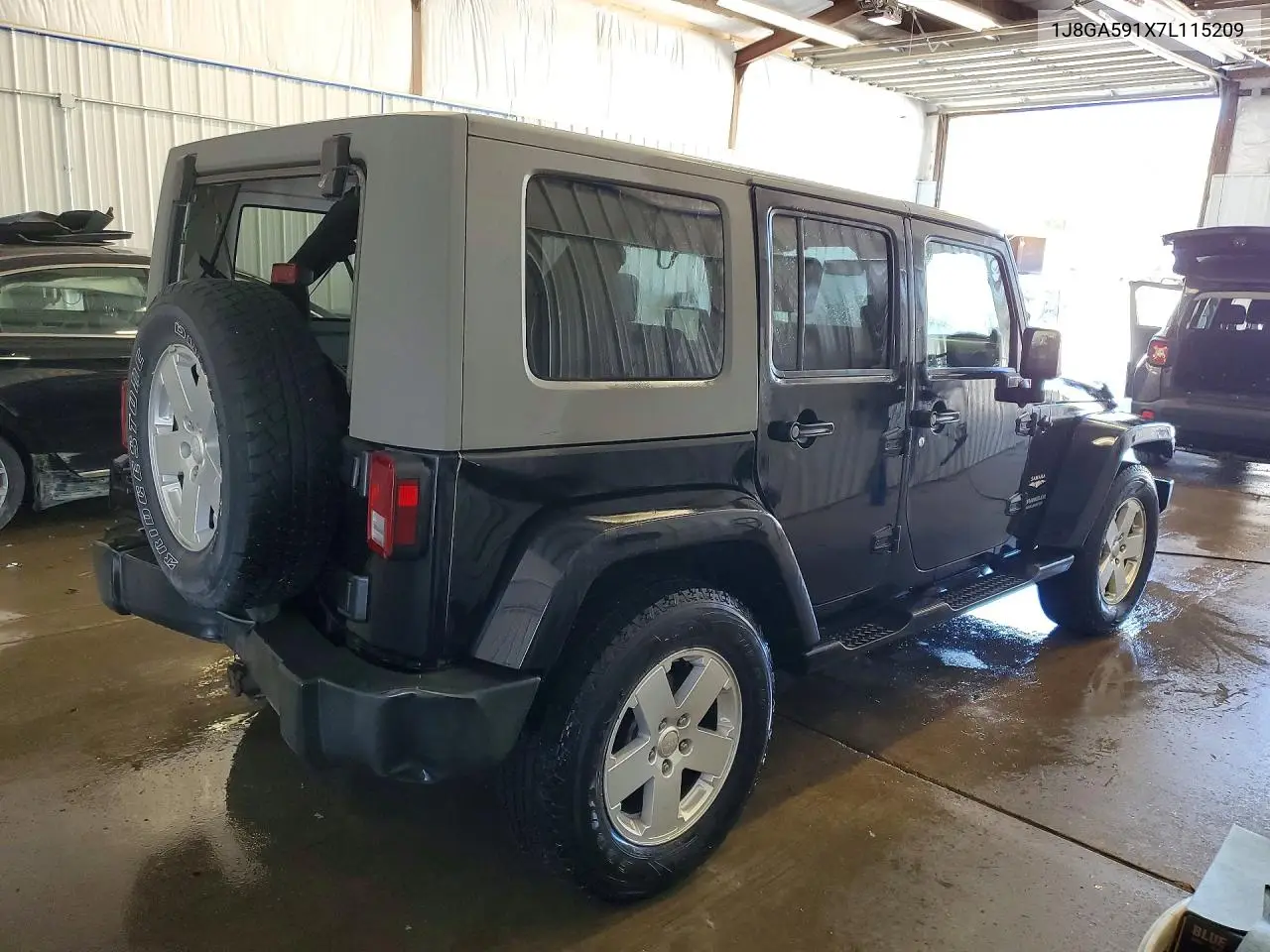 2007 JEEP WRANGLER VIN 1J8GA591X7L115209 — фото 3