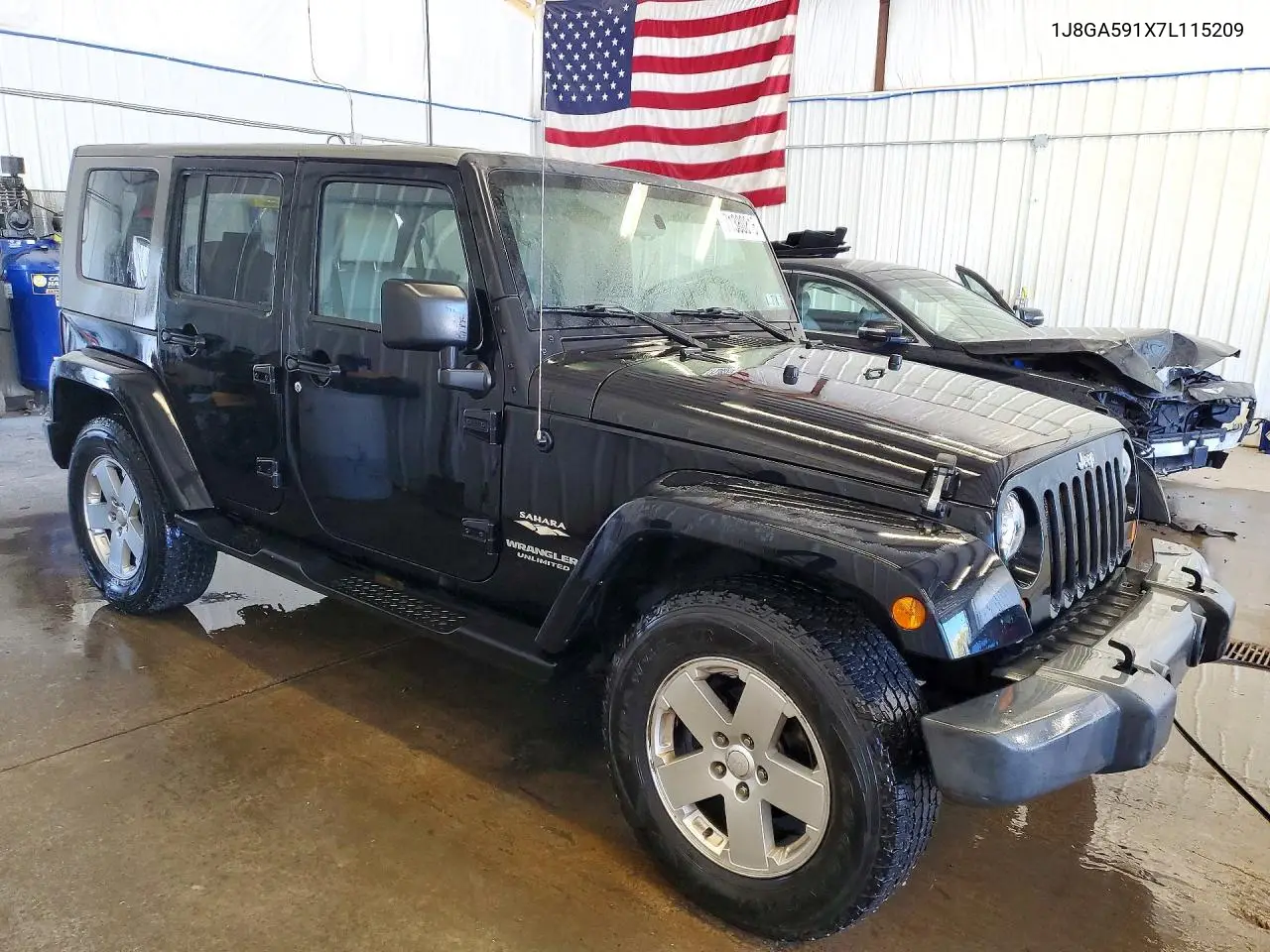 2007 JEEP WRANGLER VIN 1J8GA591X7L115209 — фото 4