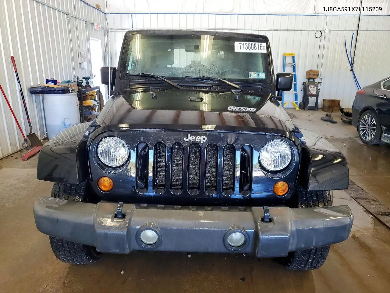 2007 JEEP WRANGLER VIN 1J8GA591X7L115209 — фото 5