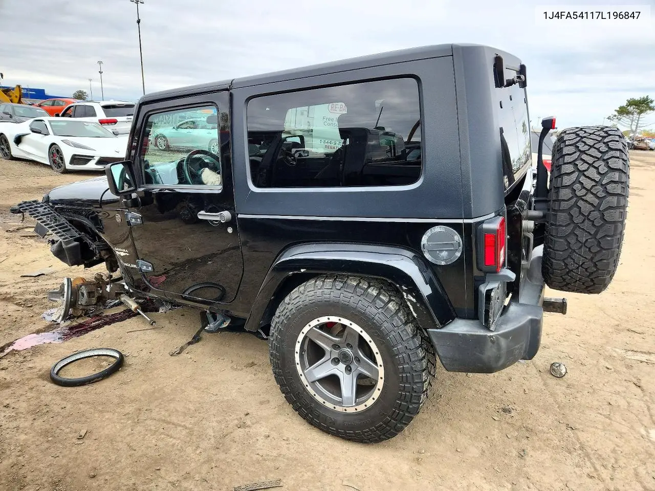 2007 JEEP WRANGLER VIN 1J4FA54117L196847 — фото 2