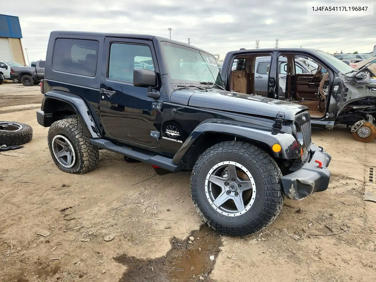 2007 JEEP WRANGLER VIN 1J4FA54117L196847 — фото 4
