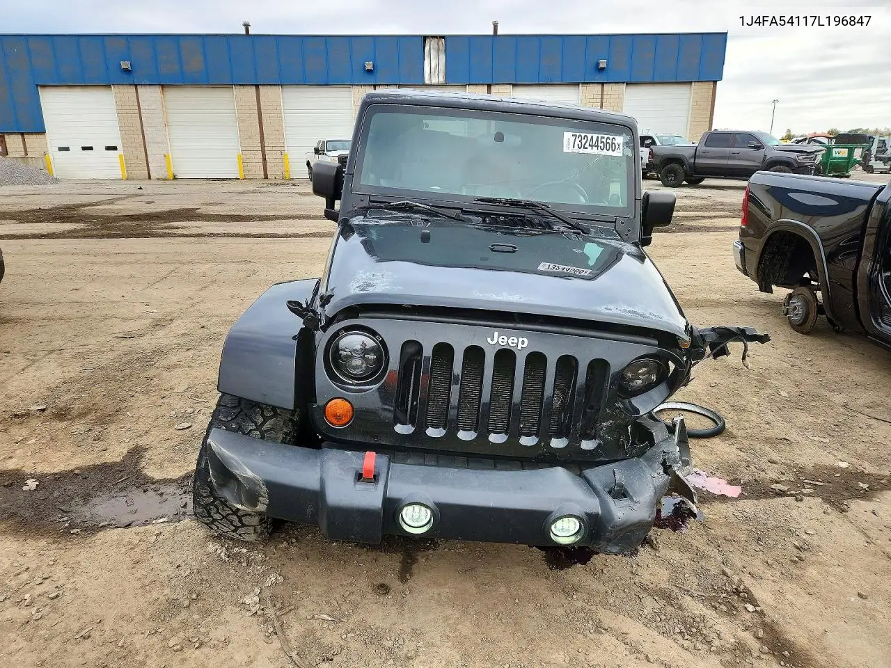 2007 JEEP WRANGLER VIN 1J4FA54117L196847 — фото 5