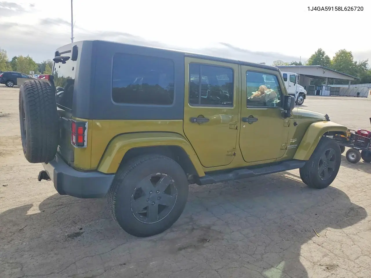 2008 JEEP WRANGLER VIN 1J4GA59158L626720 — фото 3