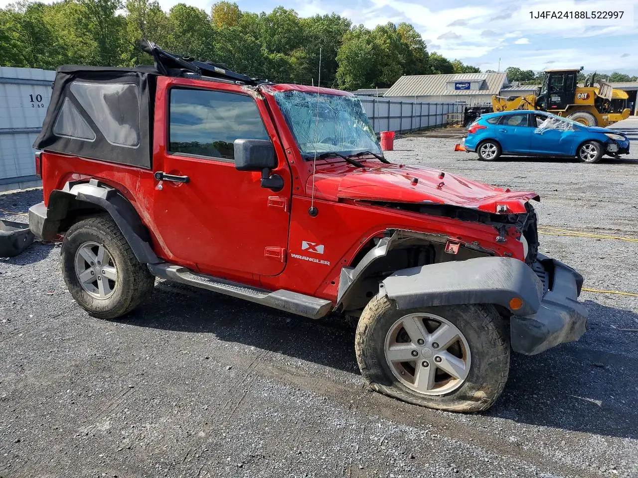 2008 JEEP WRANGLER VIN 1J4FA24188L522997 — фото 4