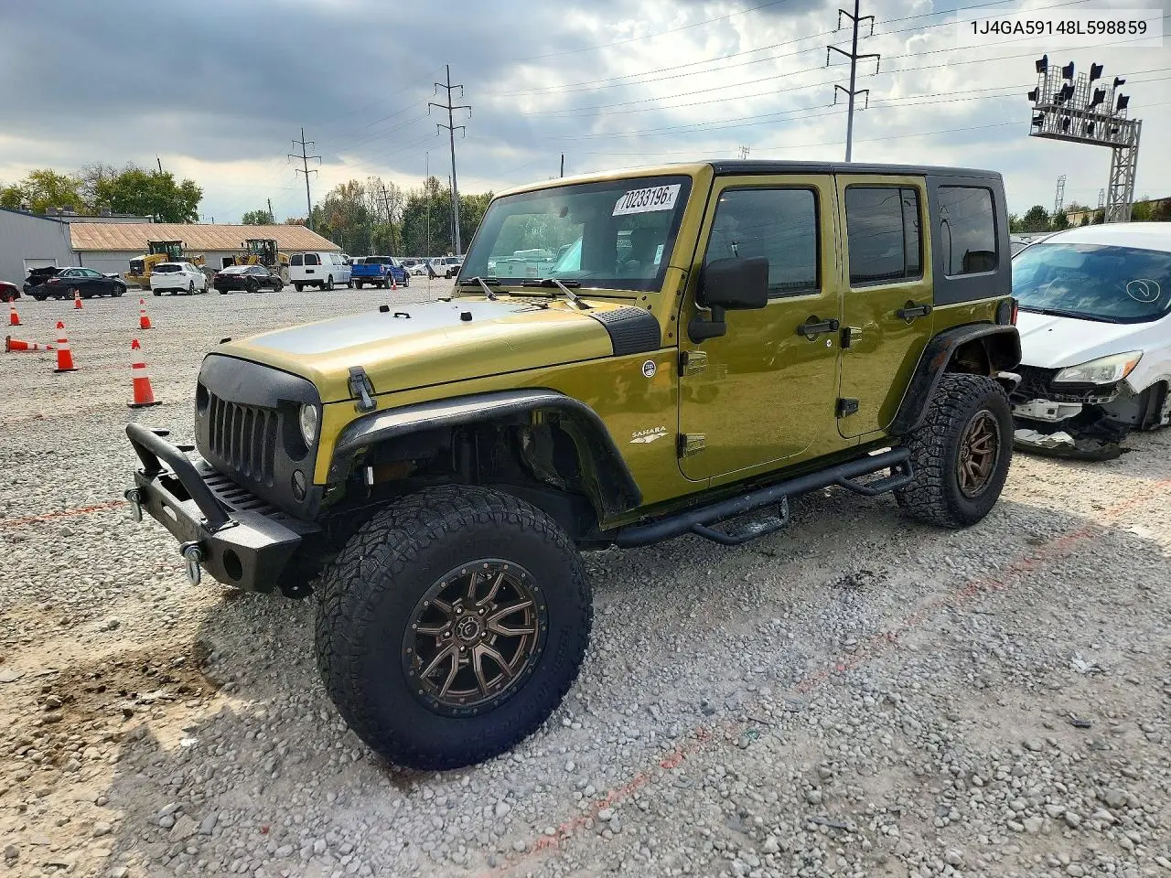 JEEP WRANGLER 2008, VIN 1J4GA59148L598859