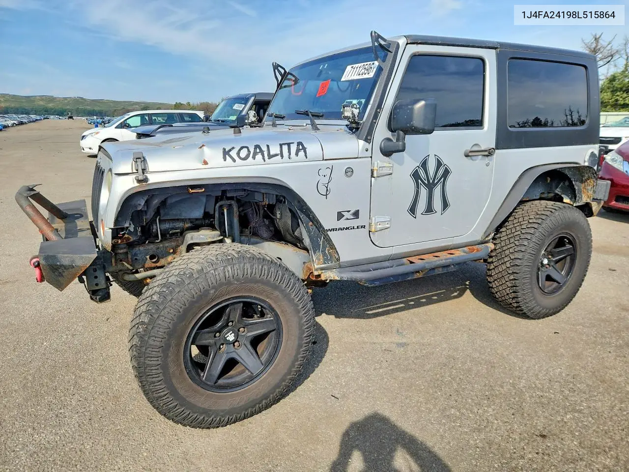 JEEP WRANGLER 2008, VIN 1J4FA24198L515864