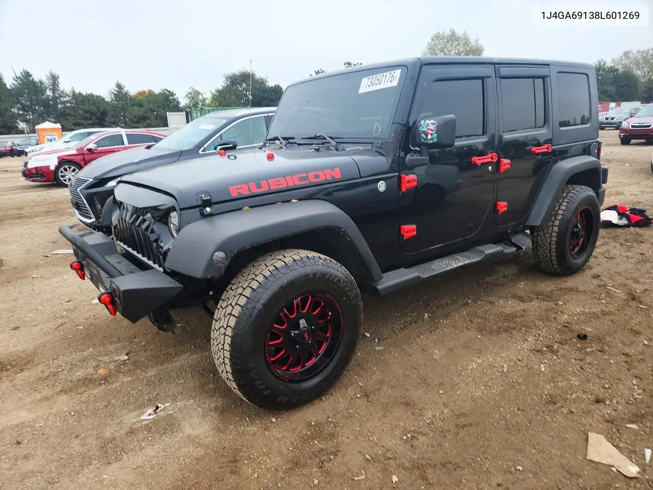 JEEP WRANGLER 2008, VIN 1J4GA69138L601269