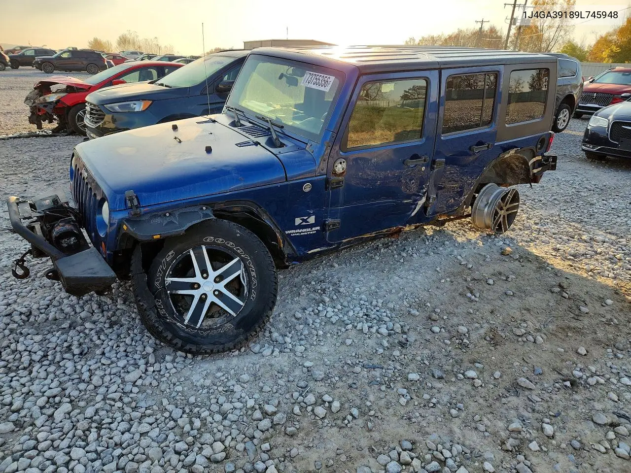 JEEP WRANGLER 2009, VIN 1J4GA39189L745948