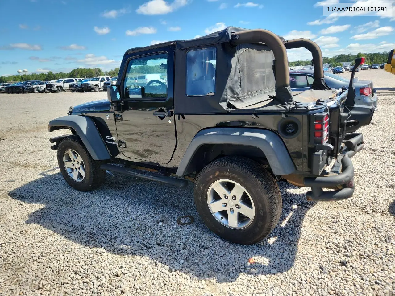 2010 JEEP WRANGLER VIN 1J4AA2D10AL101291 — фото 2