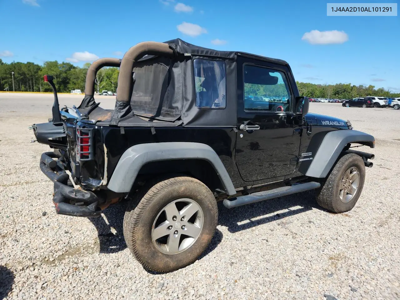 2010 JEEP WRANGLER VIN 1J4AA2D10AL101291 — фото 3