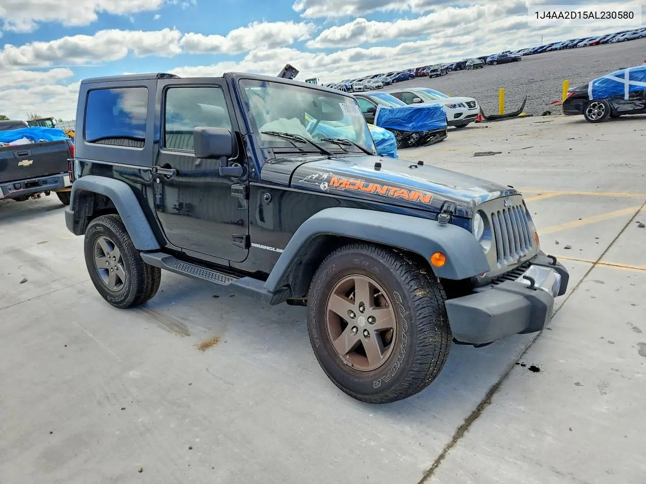 2010 JEEP WRANGLER VIN 1J4AA2D15AL230580 — фото 4