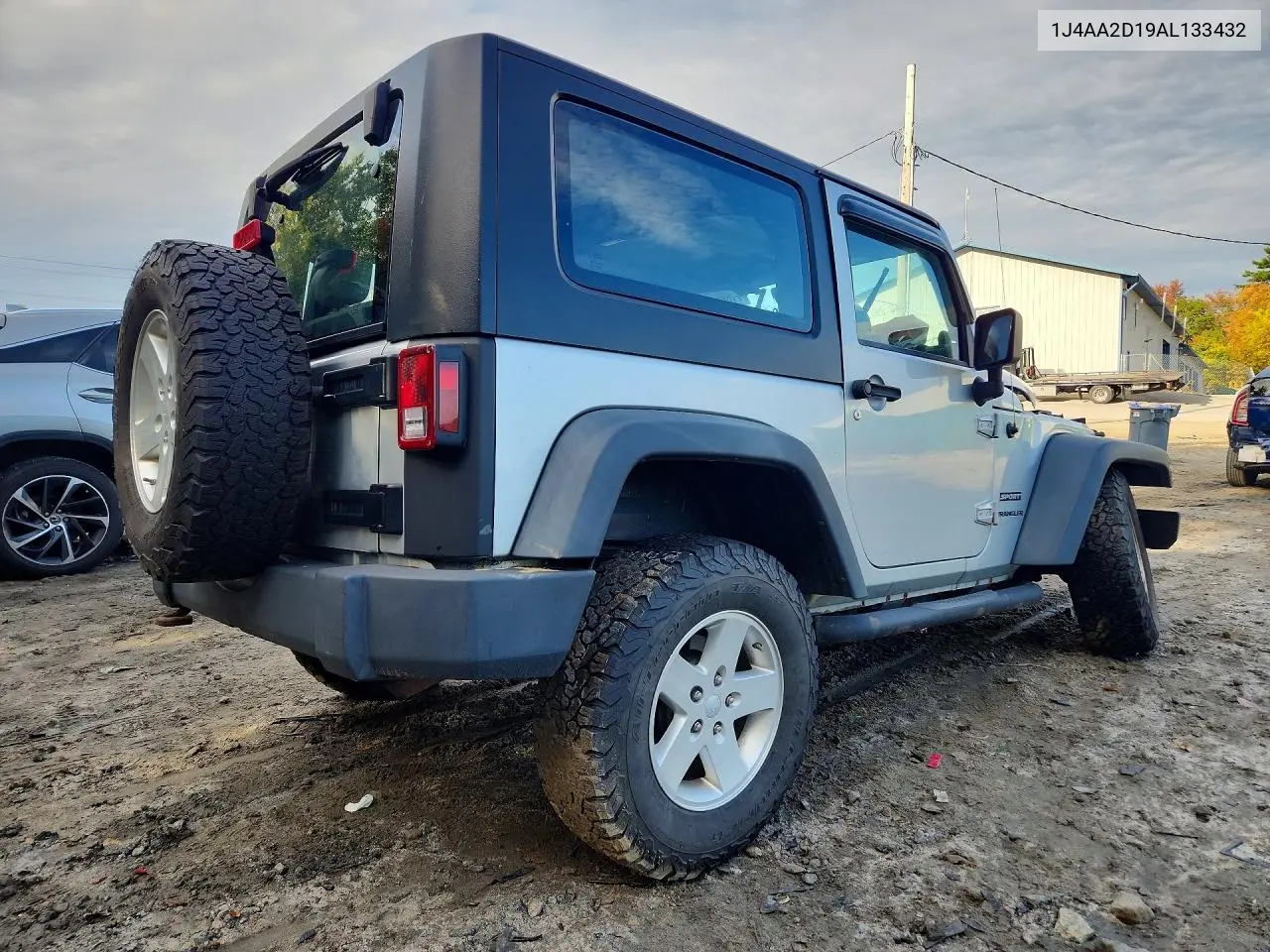 2010 JEEP WRANGLER VIN 1J4AA2D19AL133432 — фото 3