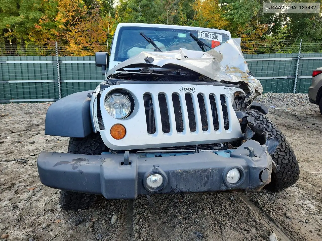 2010 JEEP WRANGLER VIN 1J4AA2D19AL133432 — фото 5