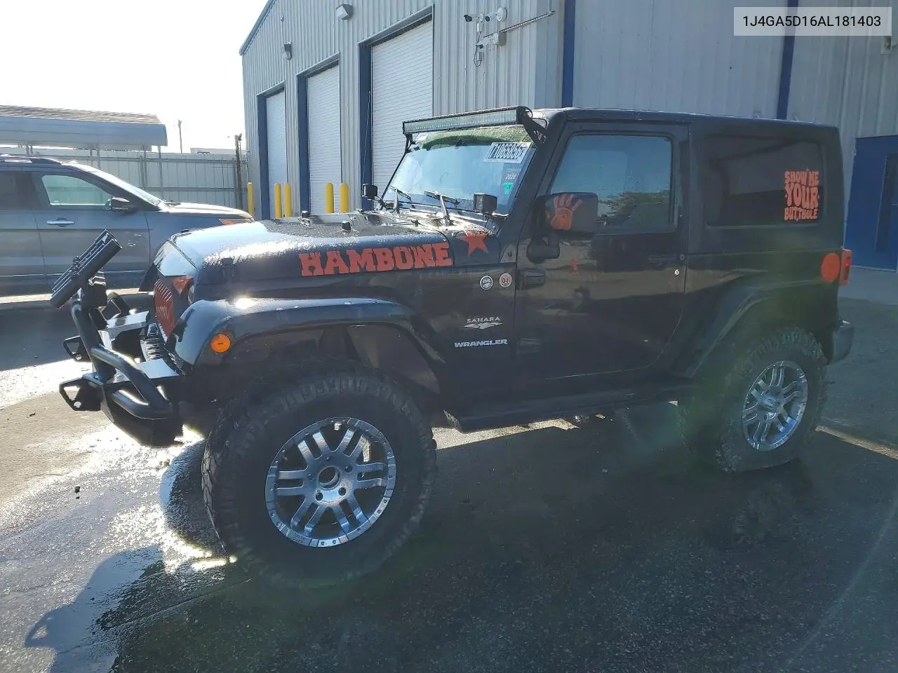 JEEP WRANGLER 2010, VIN 1J4GA5D16AL181403