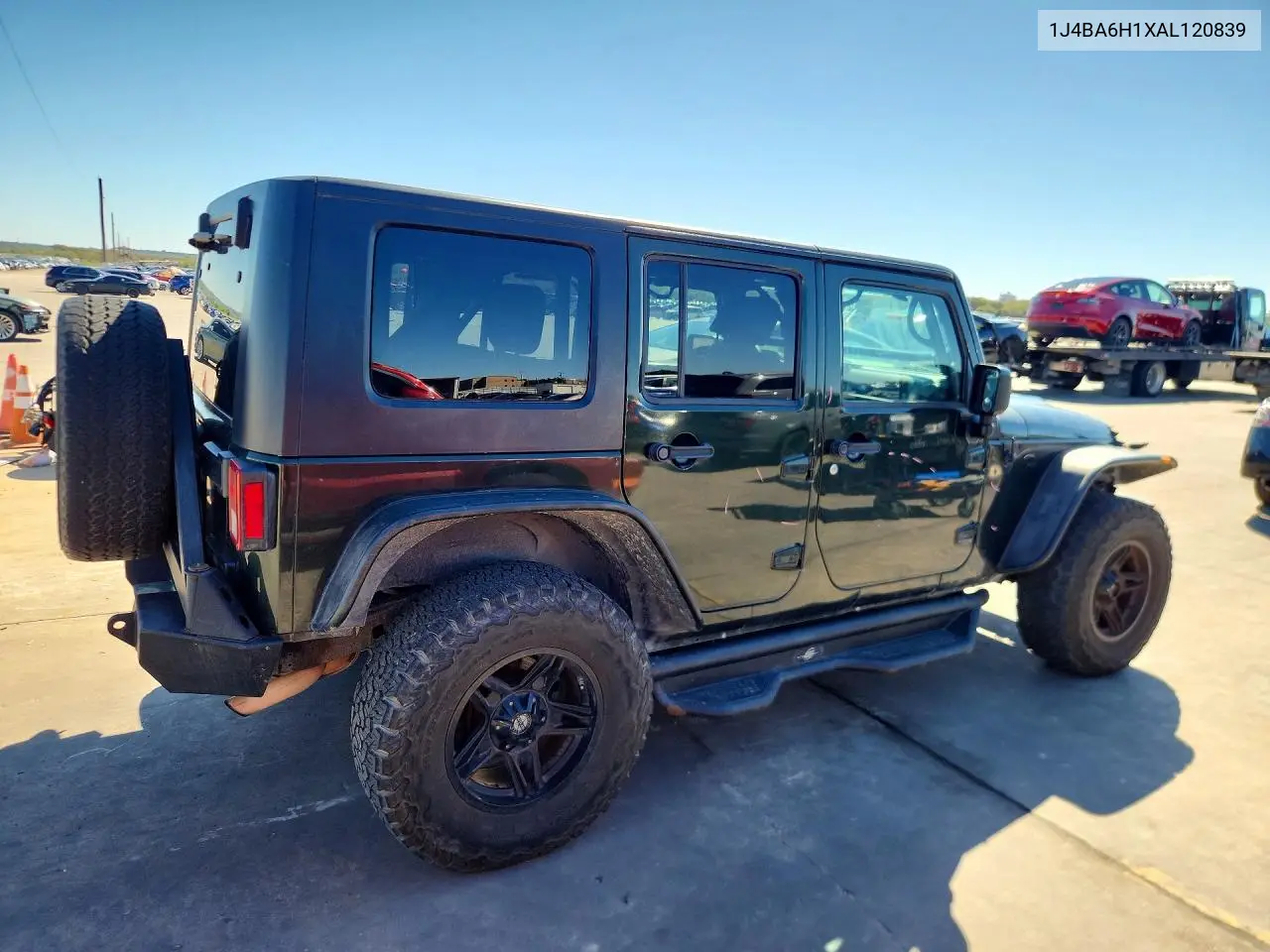 2010 JEEP WRANGLER VIN 1J4BA6H1XAL120839 — фото 3