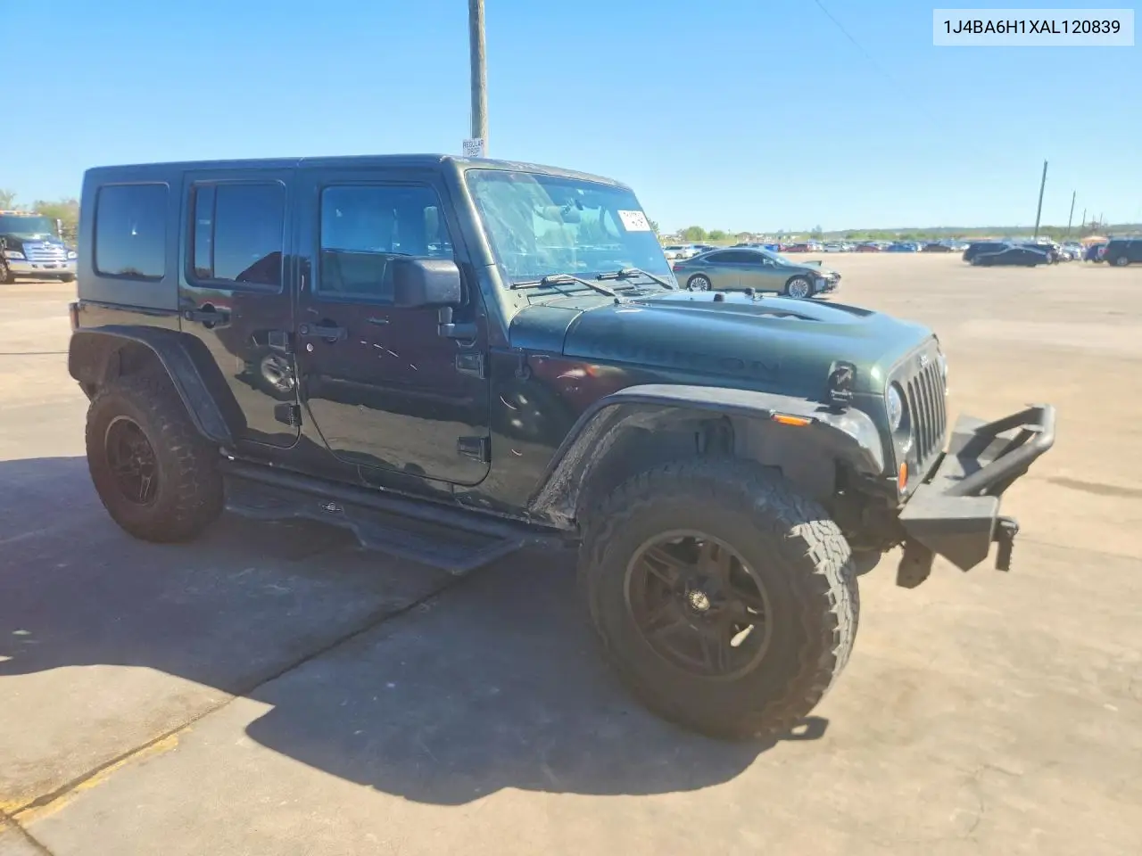 2010 JEEP WRANGLER VIN 1J4BA6H1XAL120839 — фото 4