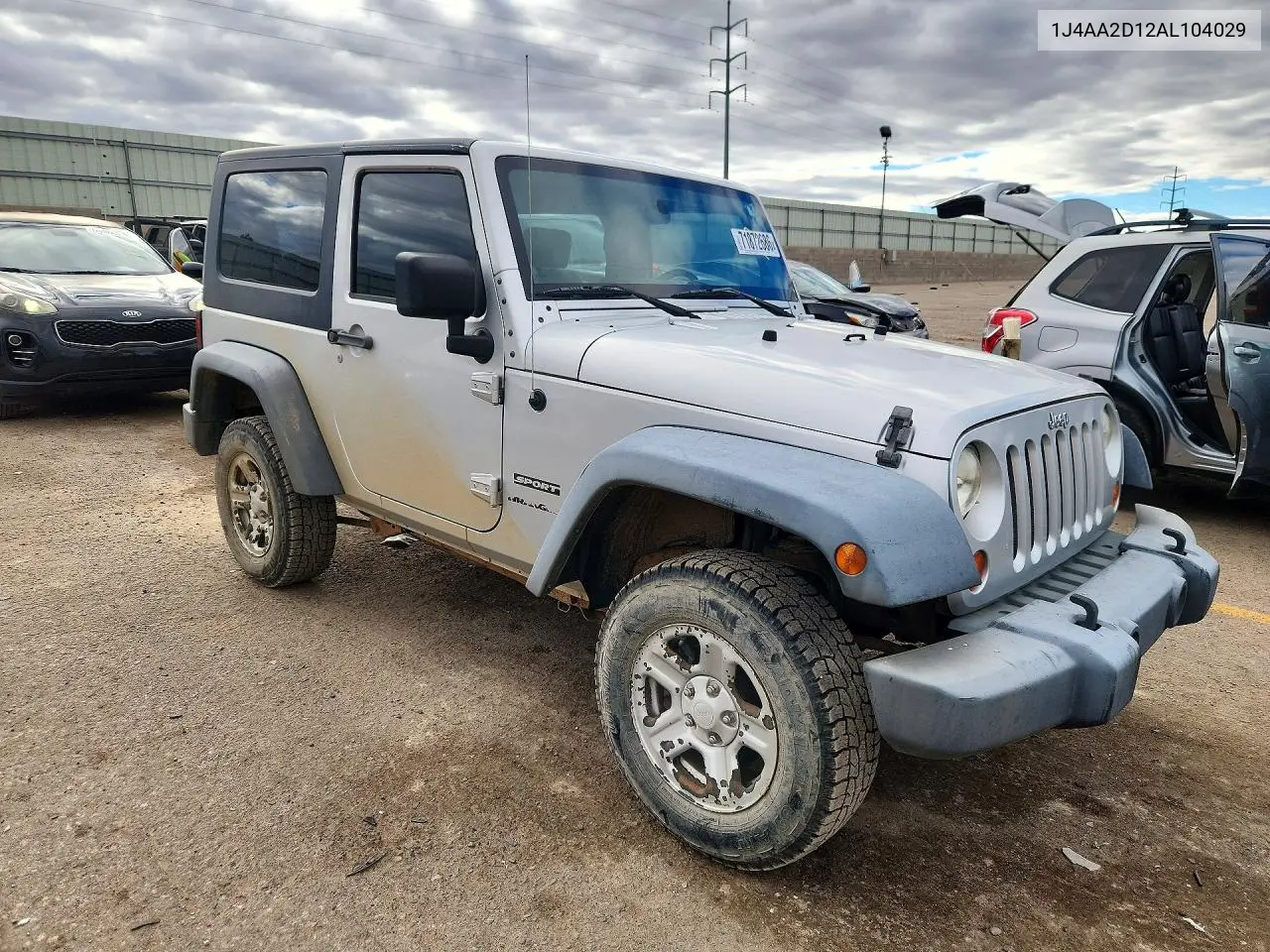 2010 JEEP WRANGLER VIN 1J4AA2D12AL104029 — фото 4