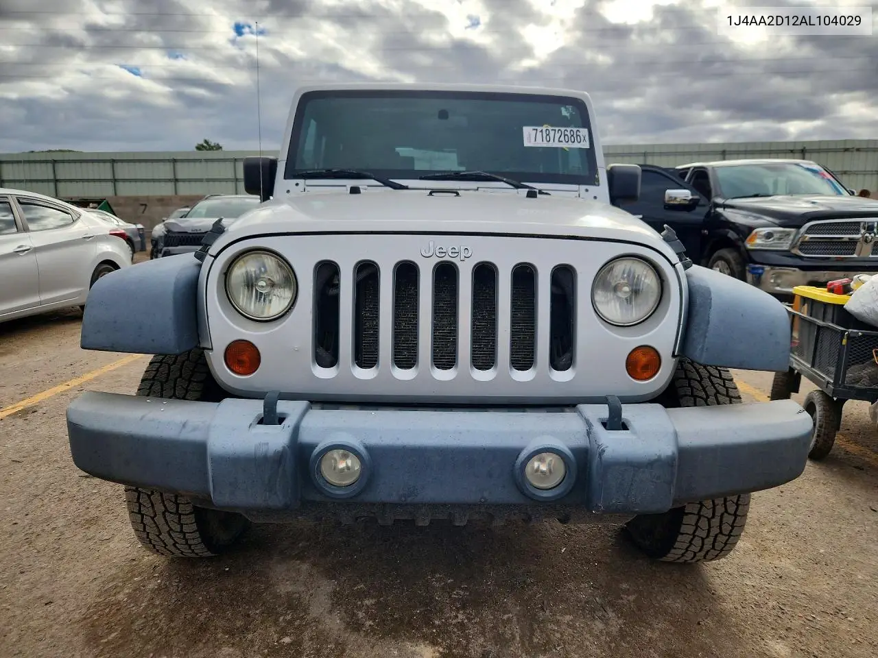 2010 JEEP WRANGLER VIN 1J4AA2D12AL104029 — фото 5