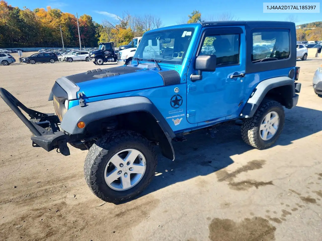 JEEP WRANGLER 2010, VIN 1J4AA2D17AL185397