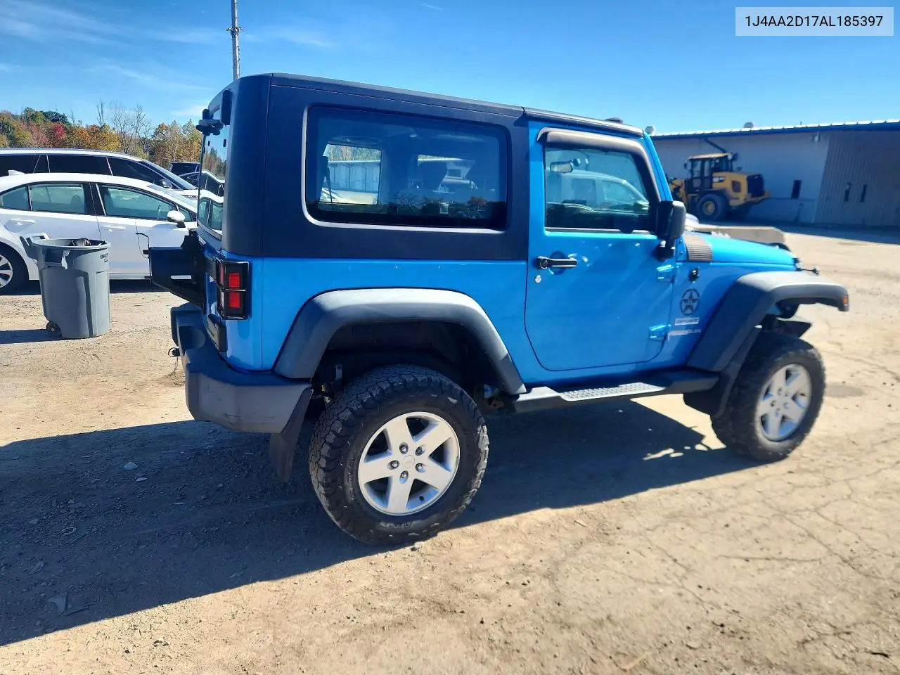 2010 JEEP WRANGLER VIN 1J4AA2D17AL185397 — фото 3