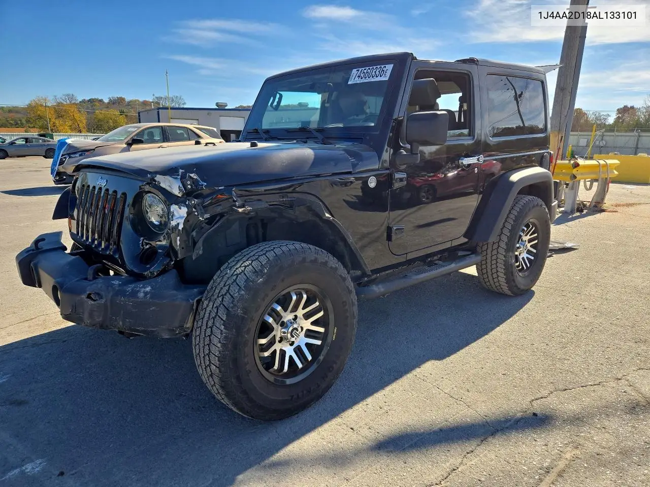 JEEP WRANGLER 2010, VIN 1J4AA2D18AL133101