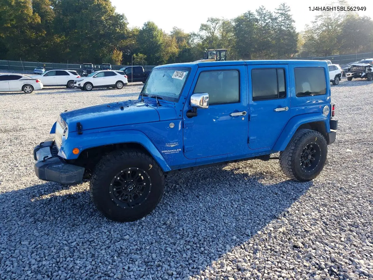 JEEP WRANGLER 2011, VIN 1J4HA5H15BL562949