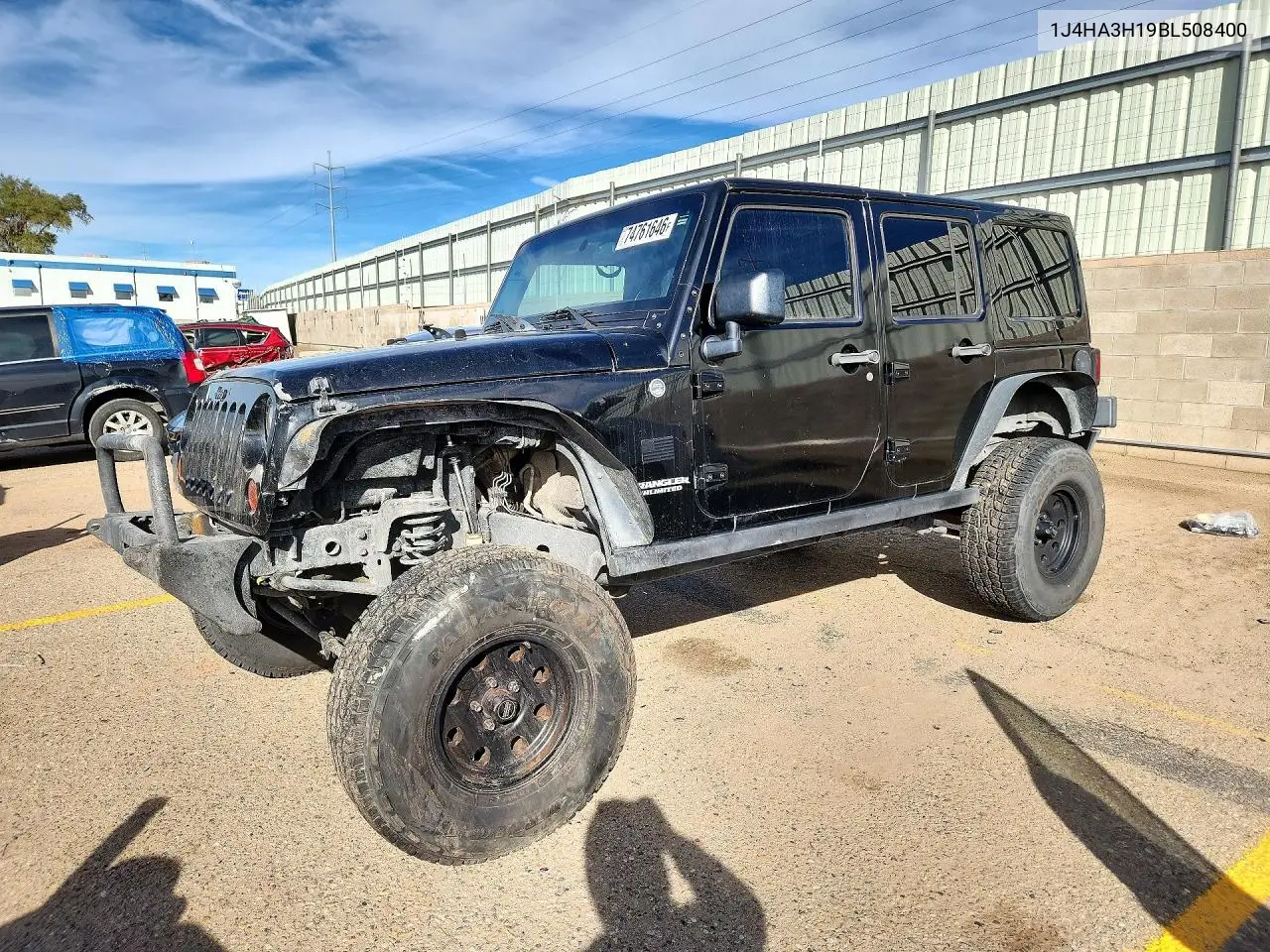 JEEP WRANGLER 2011, VIN 1J4HA3H19BL508400