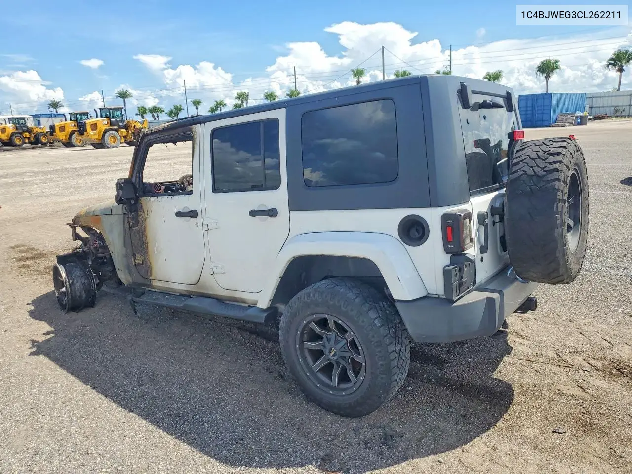 2012 JEEP WRANGLER VIN 1C4BJWEG3CL262211 — фото 2