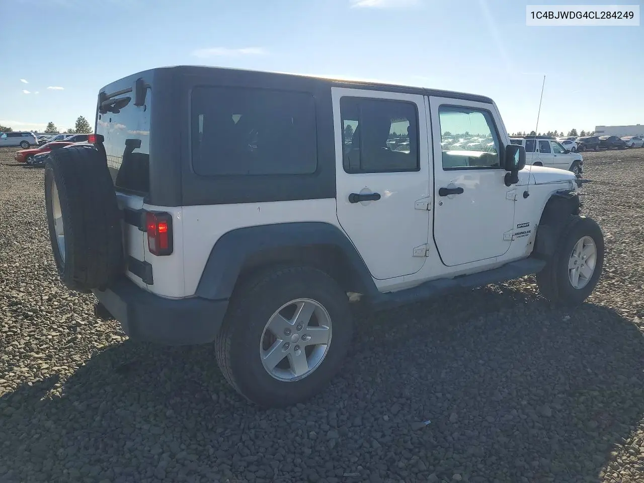 2012 JEEP WRANGLER VIN 1C4BJWDG4CL284249 — фото 3