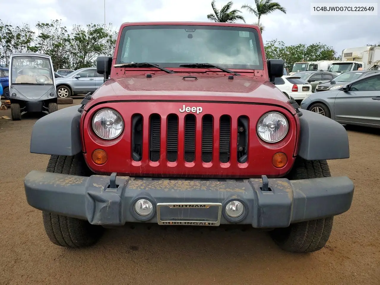 2012 JEEP WRANGLER VIN 1C4BJWDG7CL222649 — фото 5