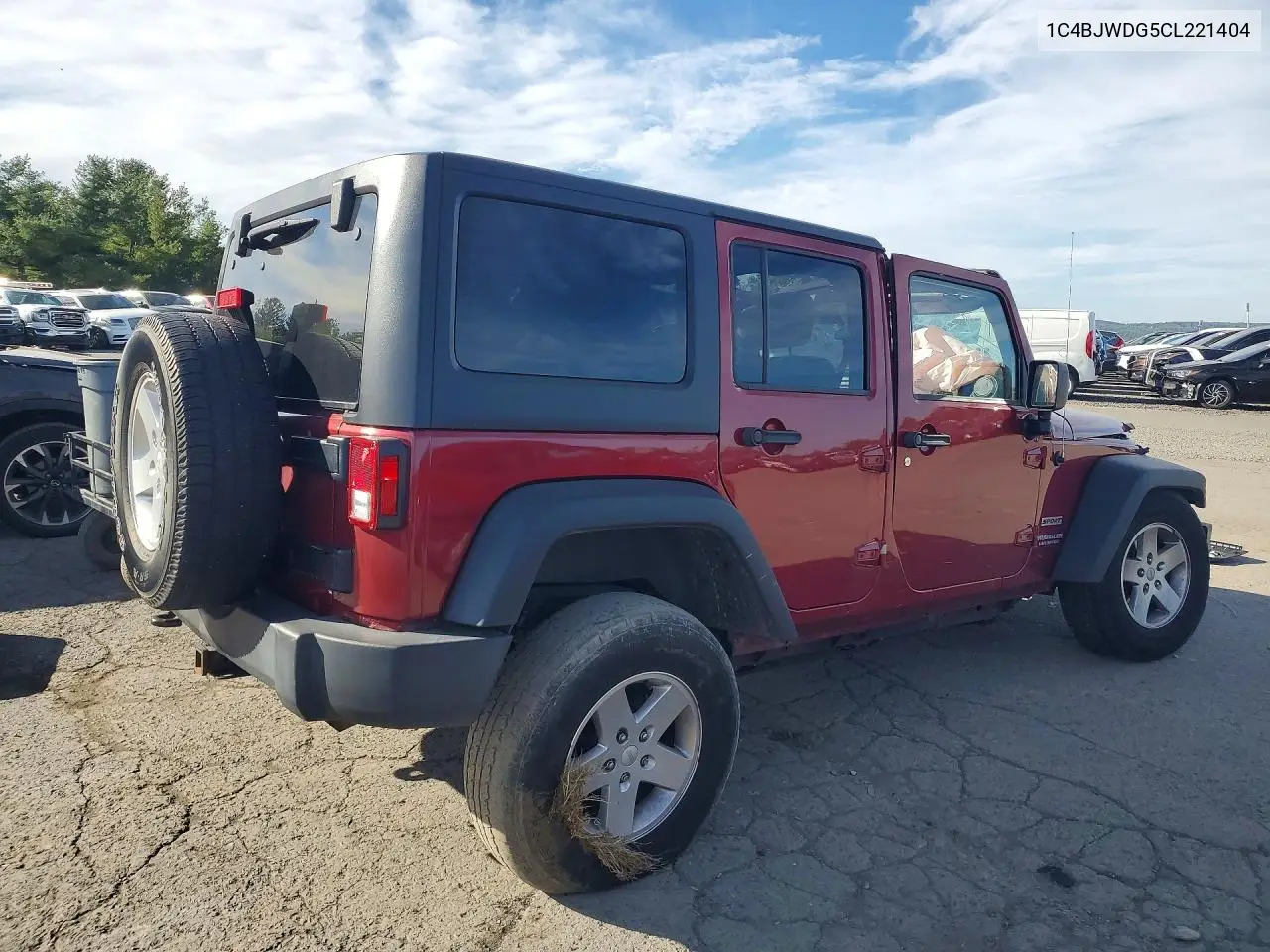 2012 JEEP WRANGLER VIN 1C4BJWDG5CL221404 — фото 3