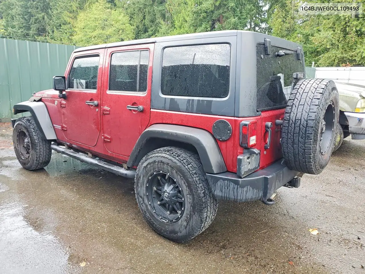 2012 JEEP WRANGLER VIN 1C4BJWFG0CL109493 — фото 2