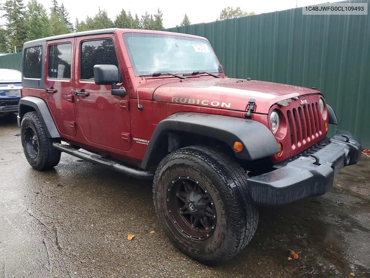 2012 JEEP WRANGLER VIN 1C4BJWFG0CL109493 — фото 4