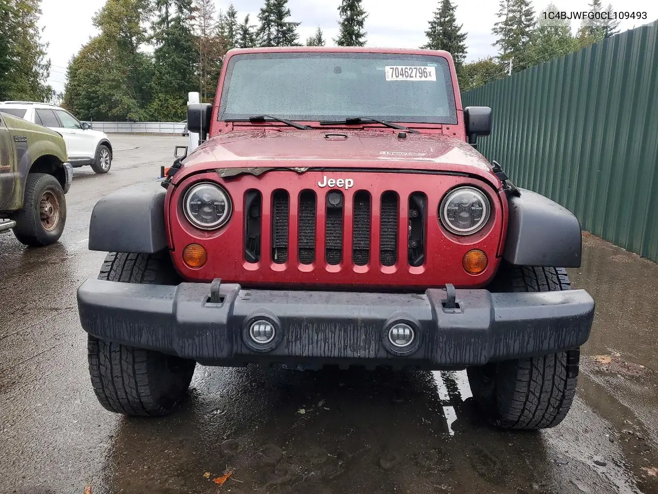 2012 JEEP WRANGLER VIN 1C4BJWFG0CL109493 — фото 5