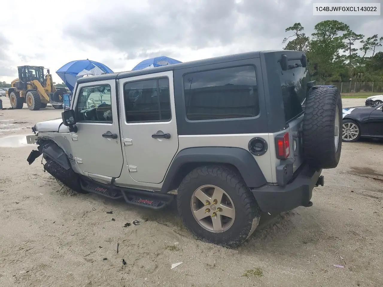 2012 JEEP WRANGLER VIN 1C4BJWFGXCL143022 — фото 2