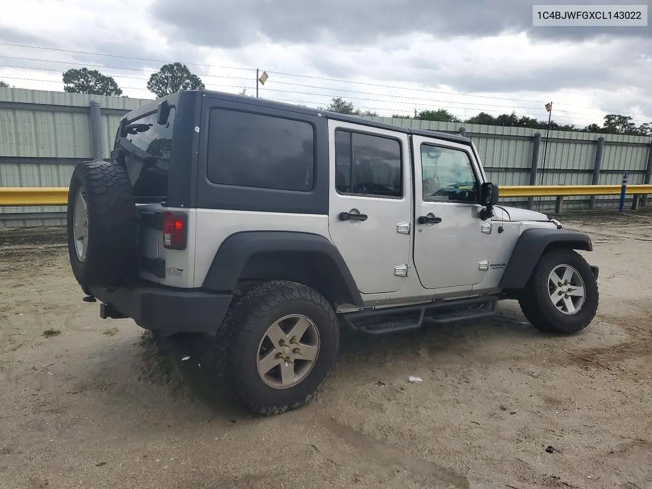2012 JEEP WRANGLER VIN 1C4BJWFGXCL143022 — фото 3