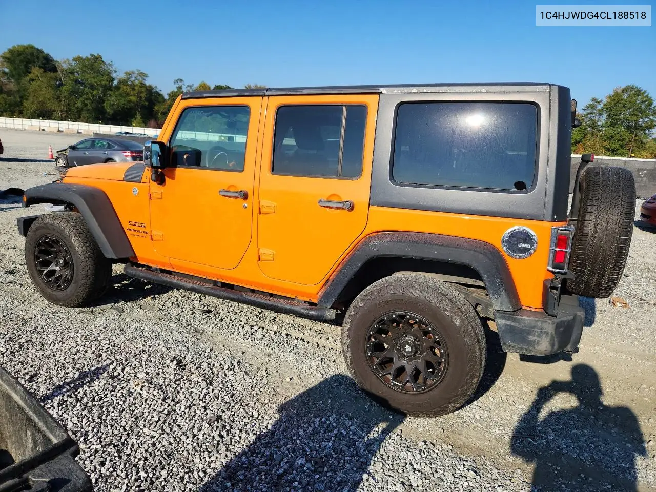 2012 JEEP WRANGLER VIN 1C4HJWDG4CL188518 — фото 2