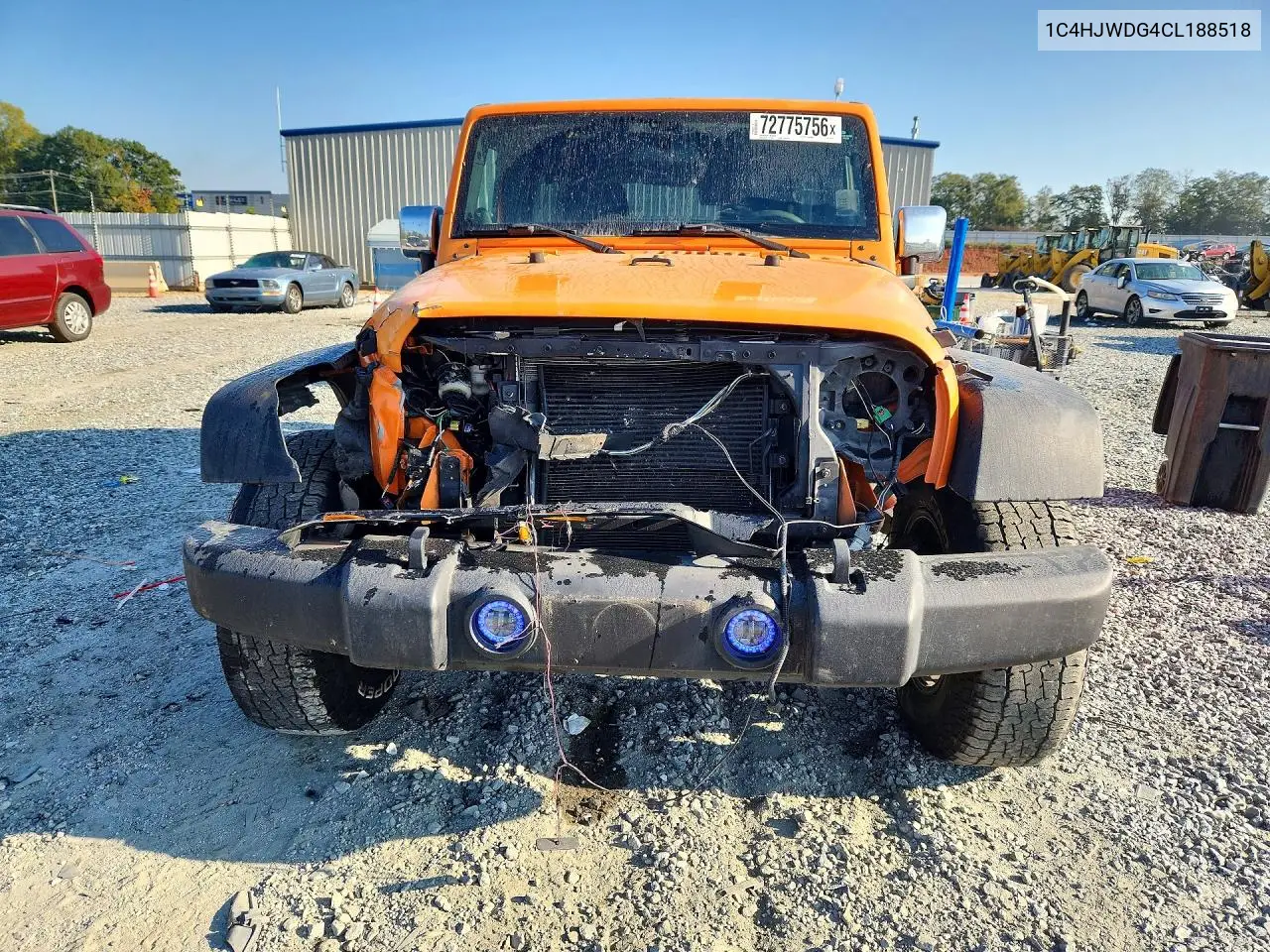 2012 JEEP WRANGLER VIN 1C4HJWDG4CL188518 — фото 5