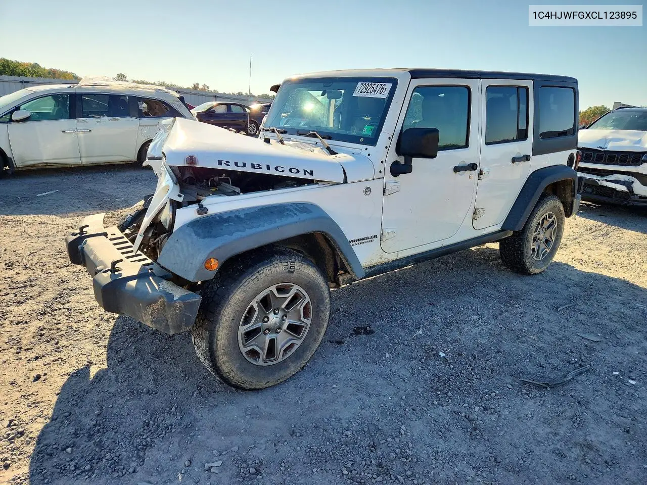 JEEP WRANGLER 2012, VIN 1C4HJWFGXCL123895